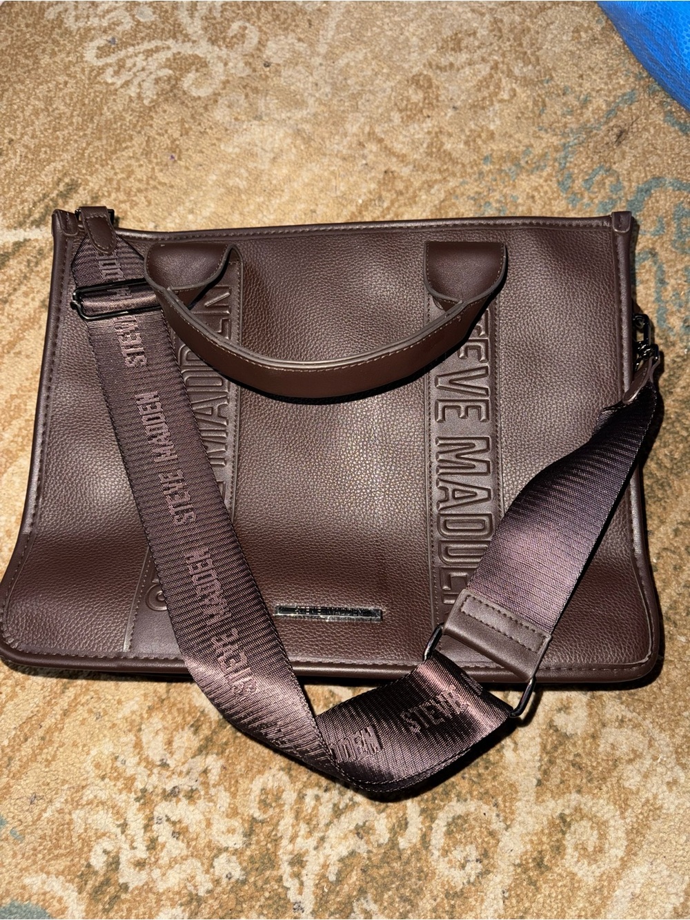 Steve Madden Brown Leather large purse
